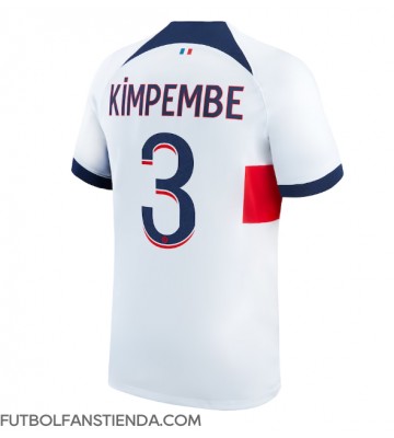 Paris Saint-Germain Presnel Kimpembe #3 Segunda Equipación 2023-24 Manga Corta